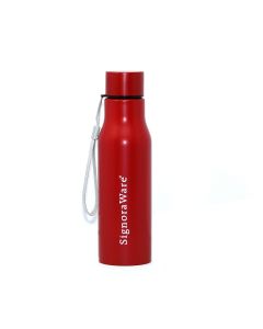 Signoraware - Blaze Single Walled Stainless Steel Fridge Water Bottle, 750 ml, Set of 1, Red-3474