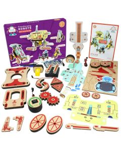 Butterfly Edufields - Science Project Kit 5 in1 Transforming Robots
