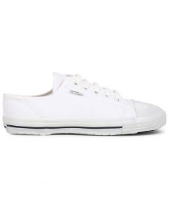  Bata - Canvas School Shoes - White - 3