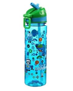 Smily Kiddos - Fancy Sipper Water Bottle Blue 750ml