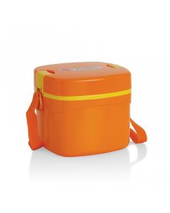 Cello - Qube Big DLX Lunch Box - Orange