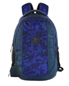 Mike - Aurora School Backpack With Pouch - Blue