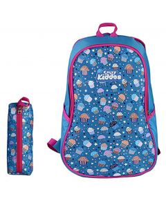 Smily Kiddos - Cup Cake Theme PreSchool Backpack Toddler - Blue