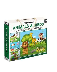 Wondrbox - Jigsaw Animal Birds Puzzles