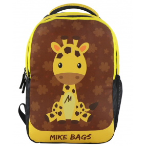 Mike - Giraffe Theme Pre School Backpack - Yellow