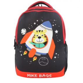 Mike - Pre school Backpack Tiger Space - Red and Black