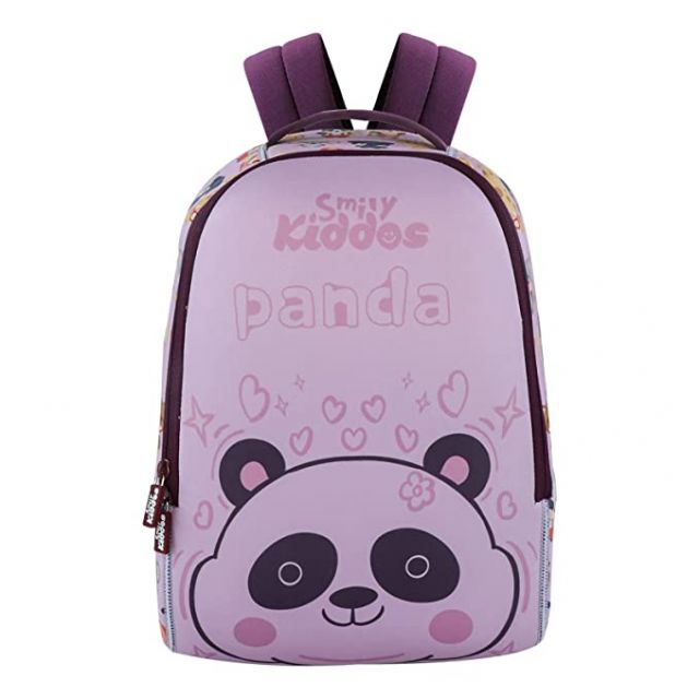 Smily Kiddos - Panda Theme Junior Backpack - Purple