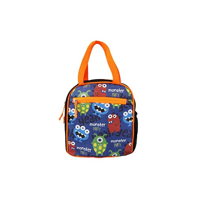 Smily Kiddos - Joy Monster Theme Lunch Bag - Blue