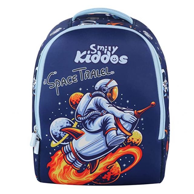 Smily Kiddos - Space Theme Junior Backpack - Blue