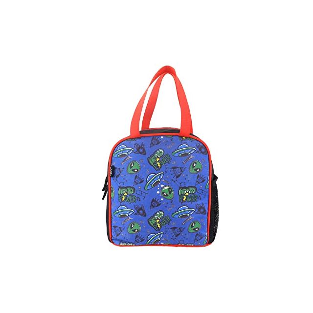 Smily Kiddos - Joy Alien Theme Lunch Bag - Blue