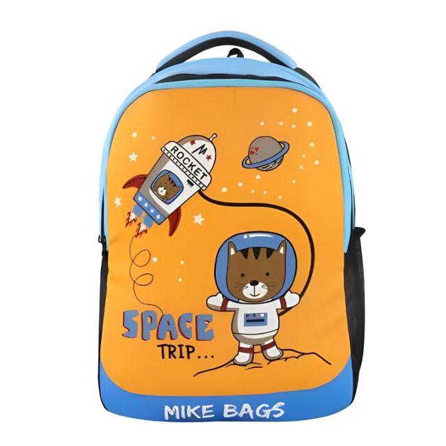 Mike - Space Kitty Preschool Backpack - Orange