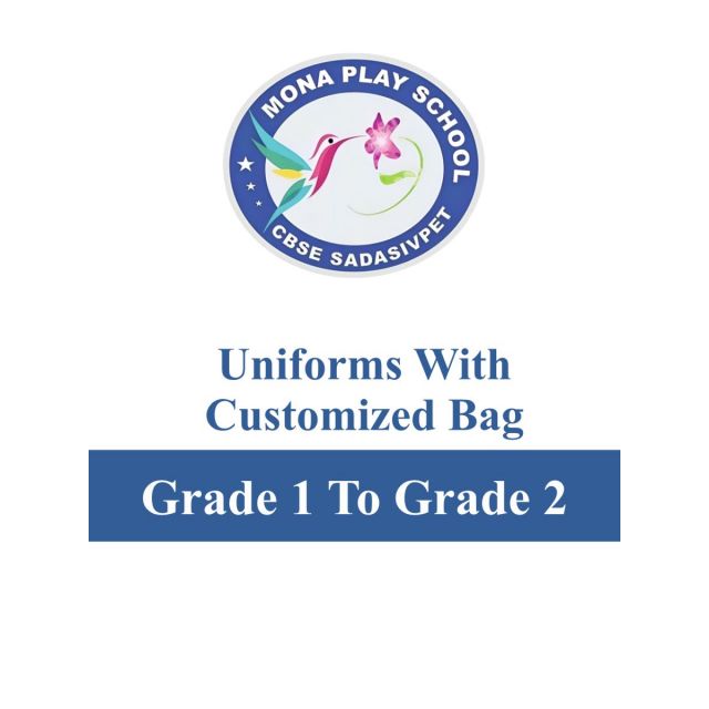 Mona Play School - Uniform for Grade 1 and Grade 2