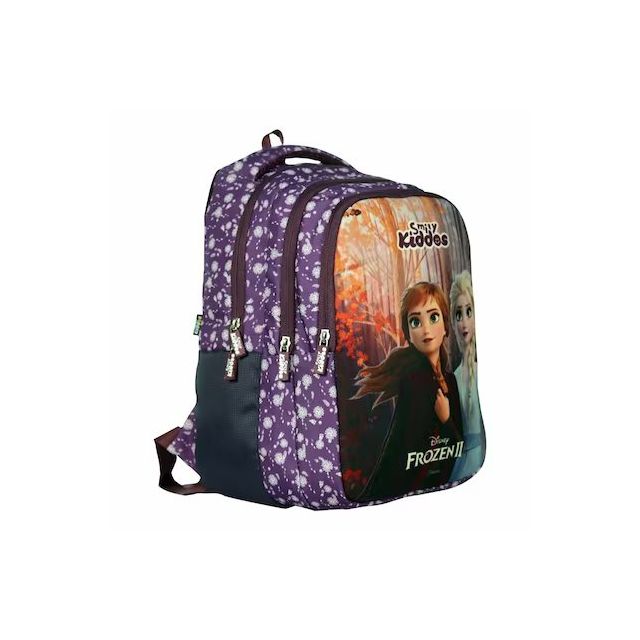 Smily Kiddos - Licensed Frozen 2 Elsa And Anna Theme Junior Pre School Backpack - Purple