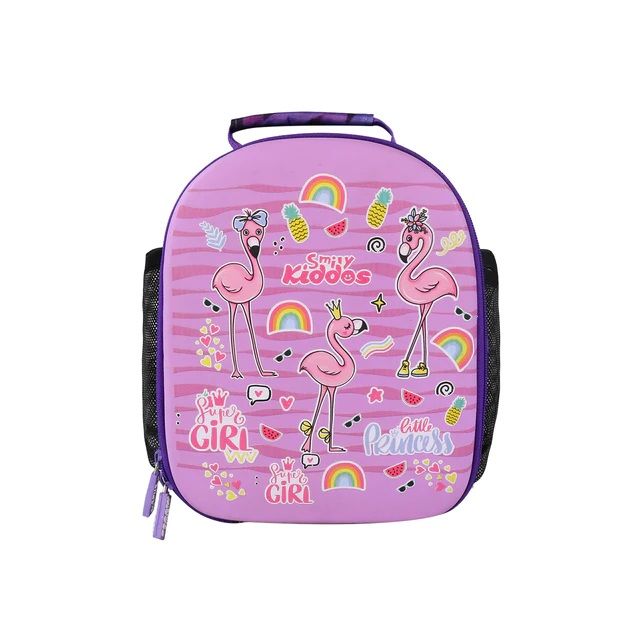 Smily Kiddos - Flamingo Theme Eva Pre School Backpack - Purple