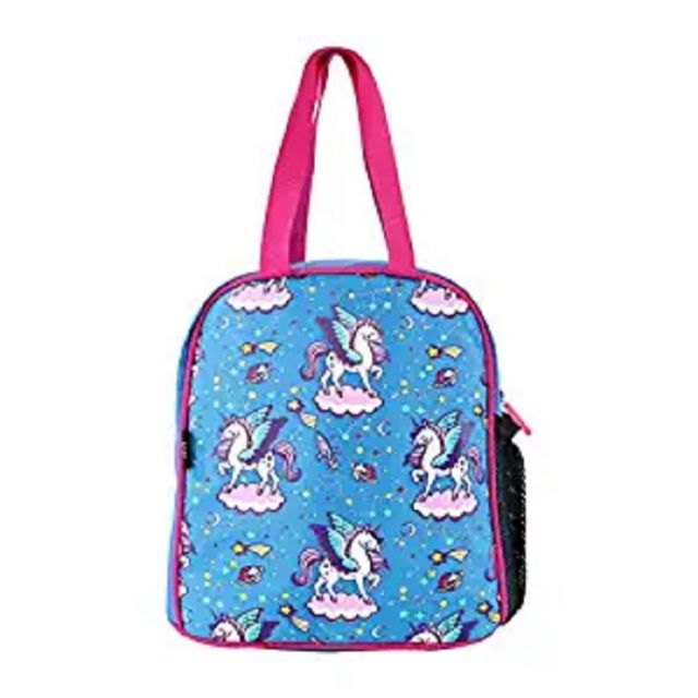 Smily Kiddos - Joy Unicorn Theme Lunch Bag - Blue