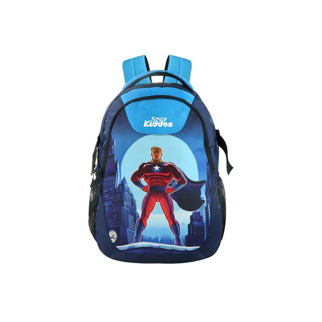 Smily Kiddos - Victor Junior School Backpack - Blue