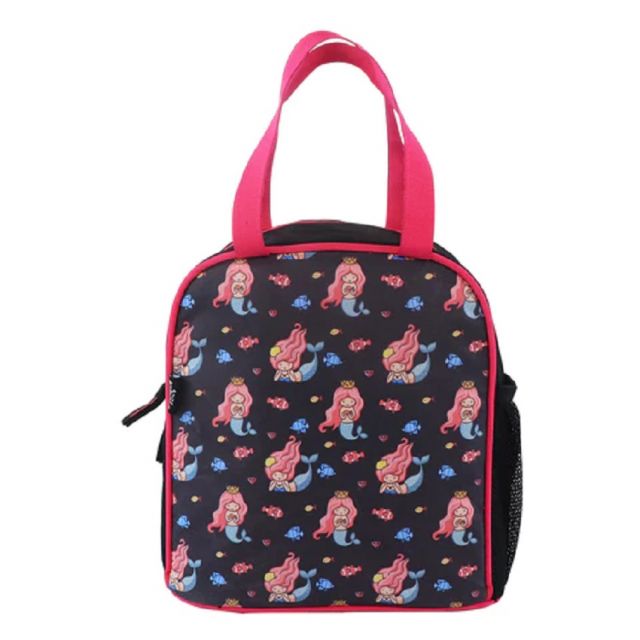 Smily Kiddos - Joy Mermaid Theme Lunch Bag - Violet