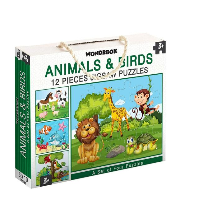 Wondrbox - Jigsaw Animal Birds Puzzles